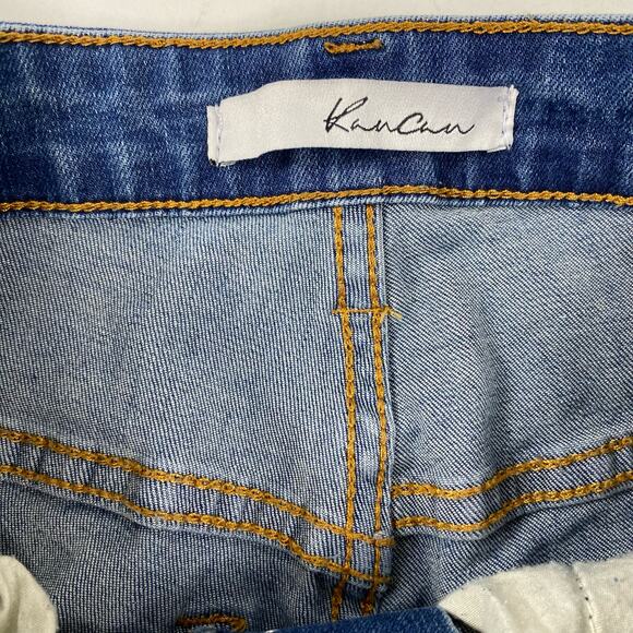 Kancan Ellington Jeans High Rise Distressed Ankle Skinny Denim Womens Sz 25 - Picture 9 of 11